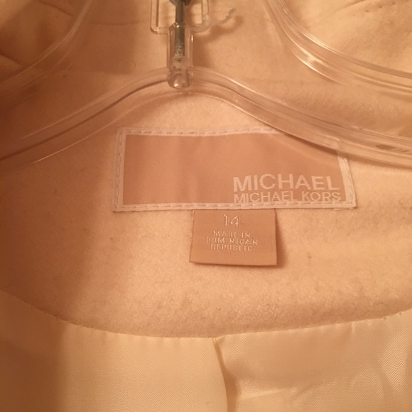 Michael Kors Cream Coat NWOT - Picture 2 of 3